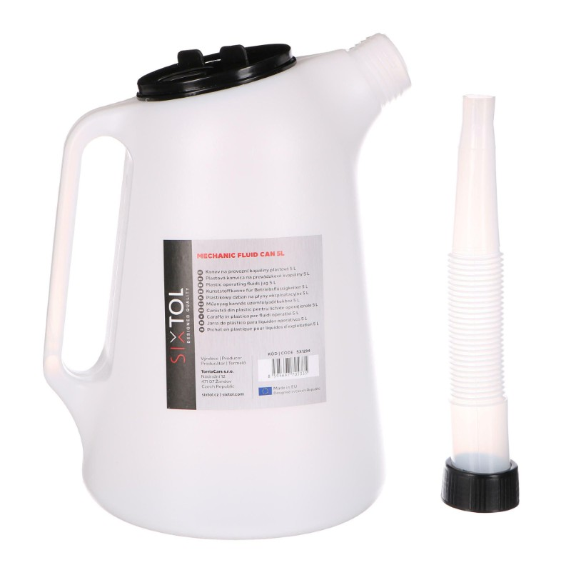 Konev na provozní kapaliny SIXTOL MECHANIC FLUID CAN 5L