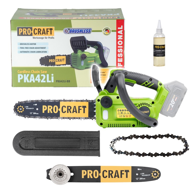 Pila řetězová AKU PROCRAFT PKA42Li bez akumulátoru