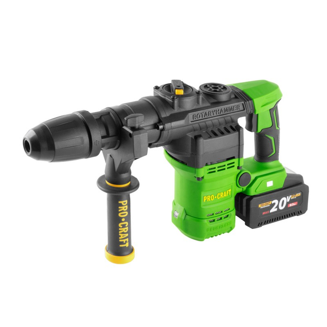 Kladivo vrtací AKU PROCRAFT PHA50-1b-c SDS MAX