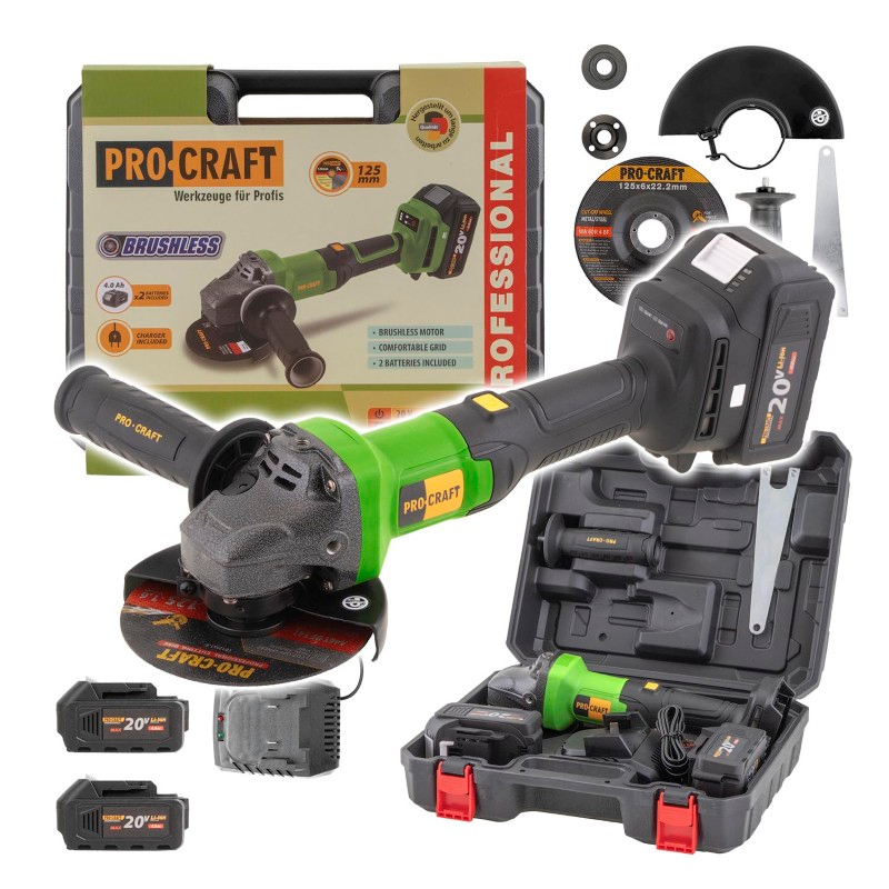 Bruska úhlová AKU PROCRAFT PGA20