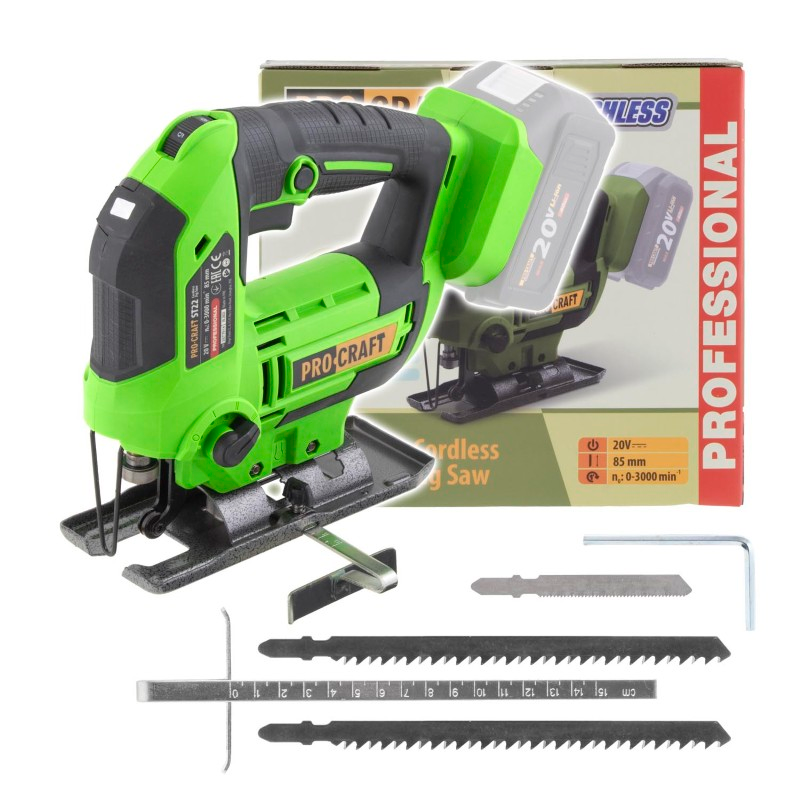 Pila přímočará AKU PROCRAFT ST22 bez akumulátoru