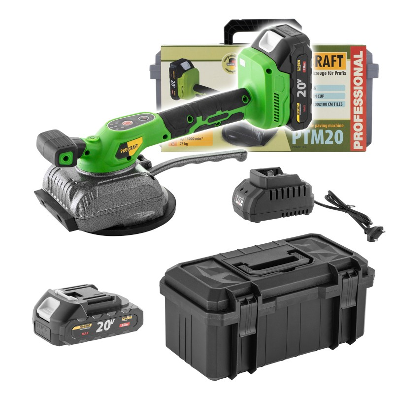 Vibrační přísavka na dlažbu AKU PROCRAFT PTM20-1b-c