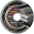 Kotouč řezný diamantový 125mm PROCRAFT DG125 Edge Cut