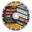 Kotouč řezný diamantový 230mm PROCRAFT DS230 Segmented