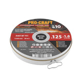 Kotouč řezný PROCRAFT 125x1.0mm bal. 10ks