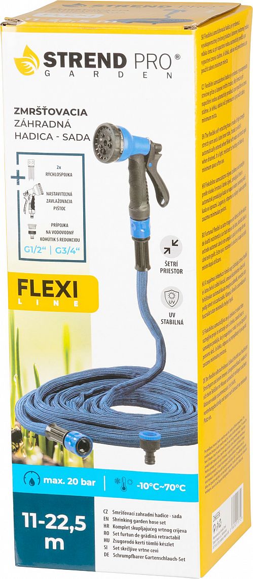 Hadice zahradní STREND PRO Garden Flexi 11-22.5m
