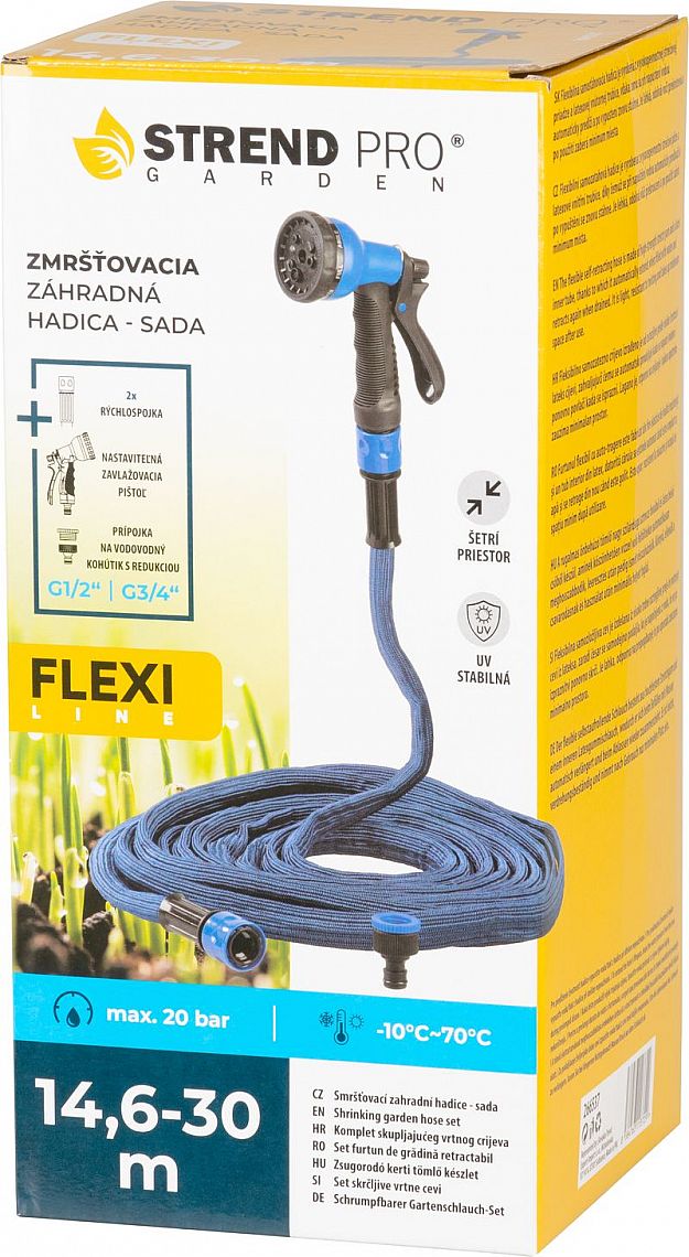 Hadice zahradní STREND PRO Garden Flexi 14.6-30m