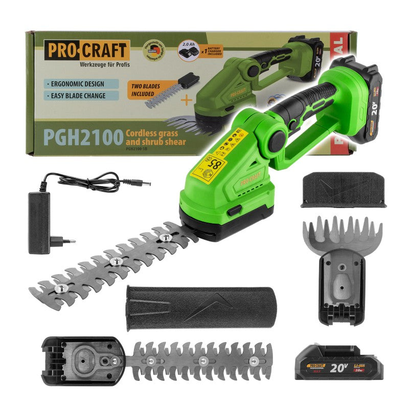 Nůžky na trávu a keře AKU PROCRAFT PGH2100