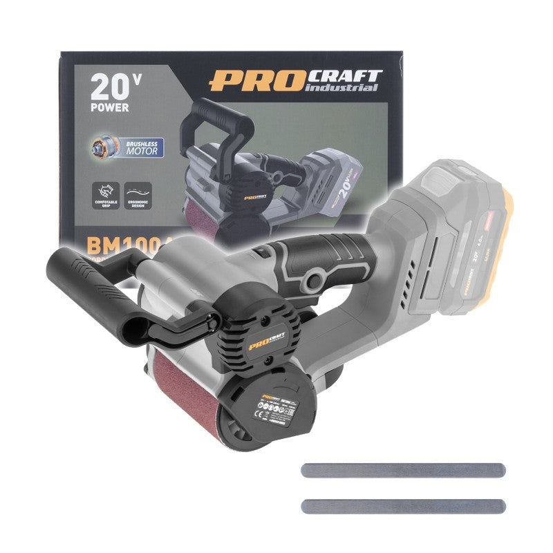Bruska válcová AKU PROCRAFT Industrial BM100A bez akumulátoru