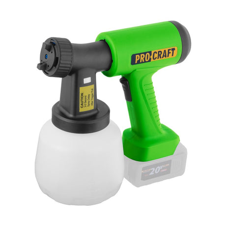 Pistole stříkací AKU PROCRAFT PSE22bb s funkcí ofukování bez akumulátoru