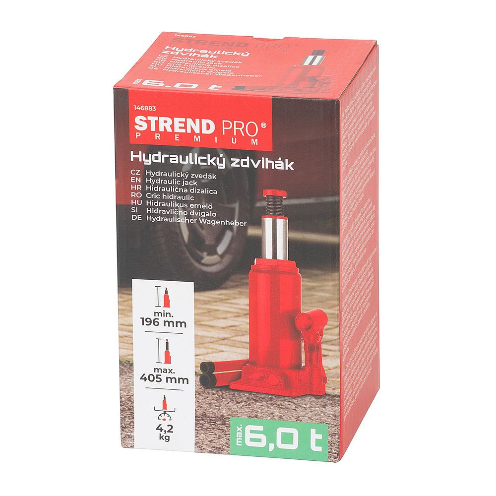 Zvedák hydraulický 6t STREND PRO 146883