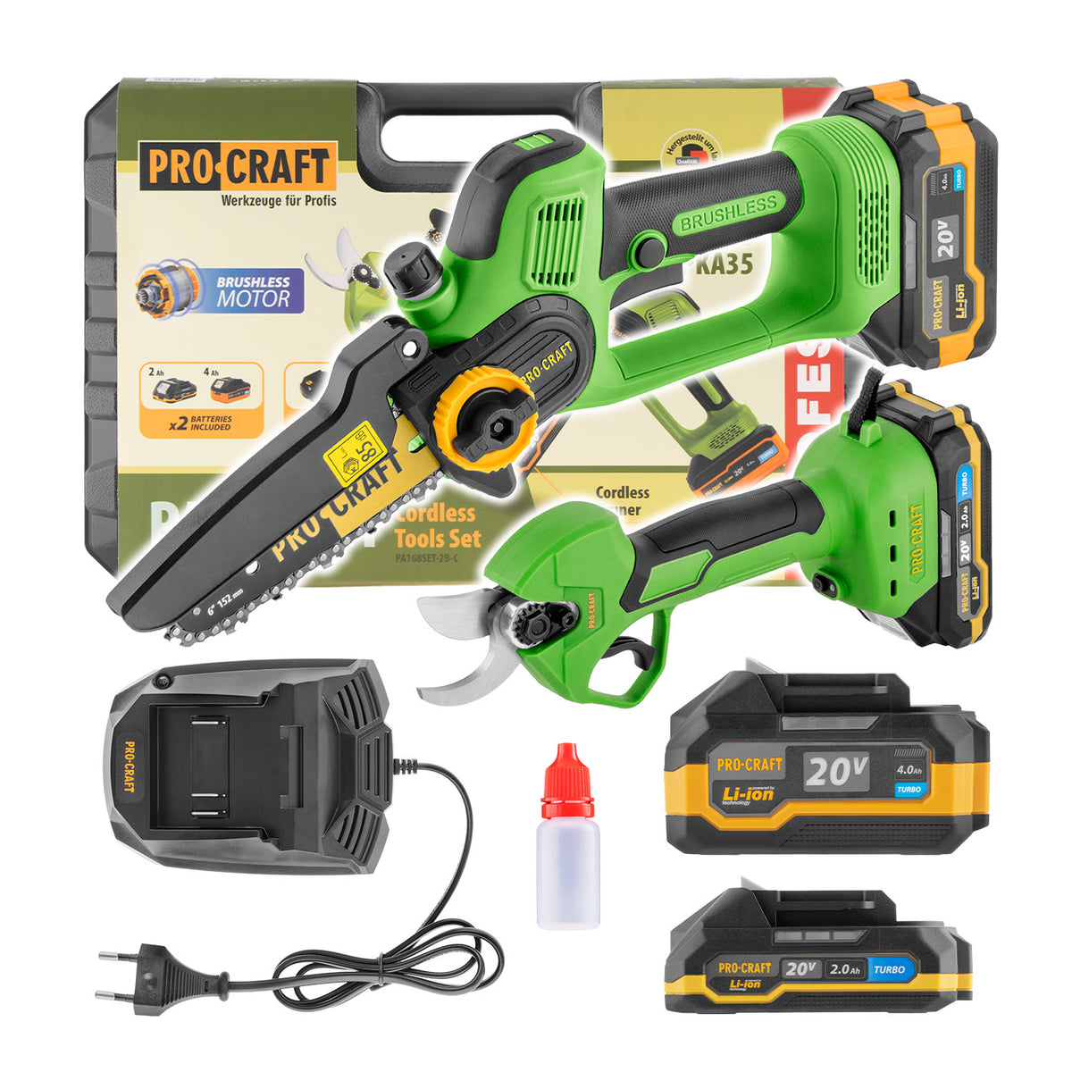 Sada AKU nářadí PROCRAFT PA168SET