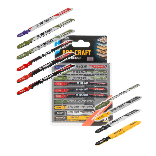 Plátky do přímočaré pily PROCRAFT JB10 10ks