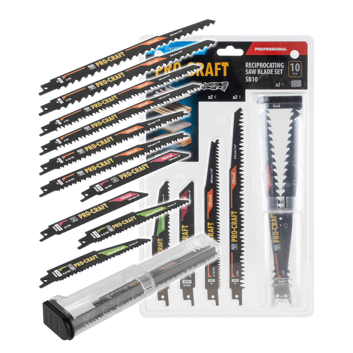 Plátky do pily ocasky PROCRAFT SB10 10ks