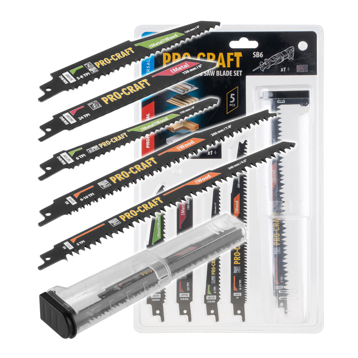 Plátky do pily ocasky PROCRAFT SB6 5ks