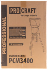 Elektrický šrotovník na obilí PROCRAFT PCM3400