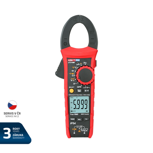 Multimetr UNI-T  UT219M klešťový PRO Line