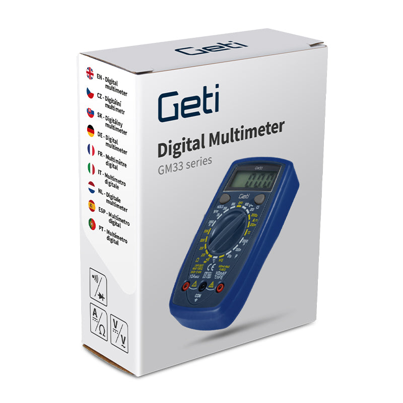 Multimetr GETI GM33C