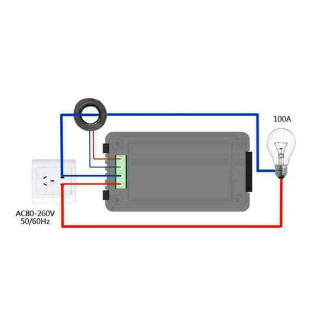 Multitester - wattmetr V-A-P-F-COSfí metr PZEM022