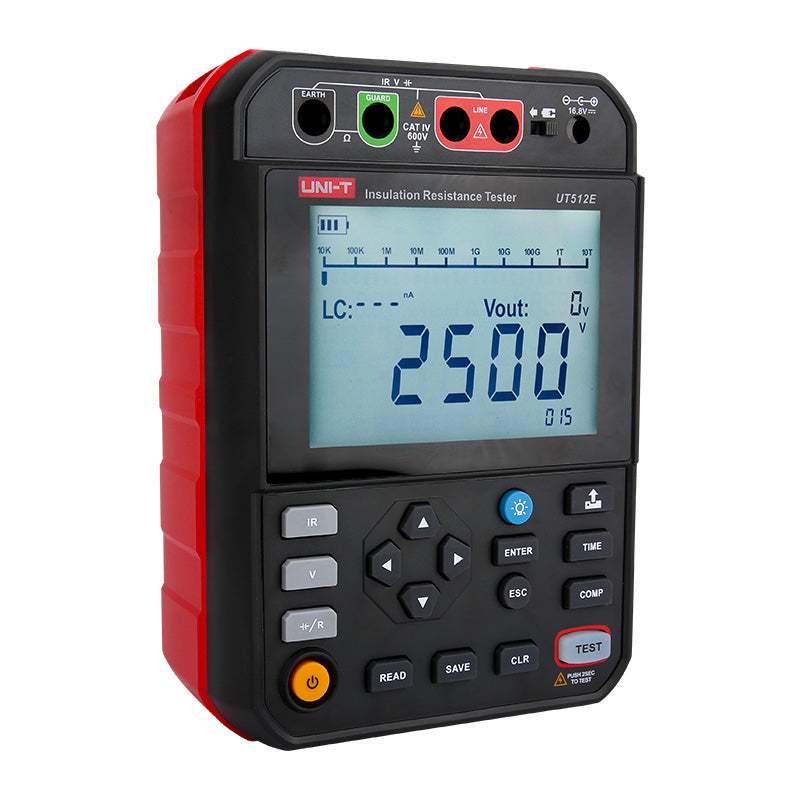 Tester izolačního odporu UNI-T UT512E