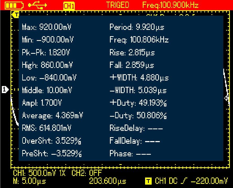 Osciloskop UNI-T UTD1050CL
