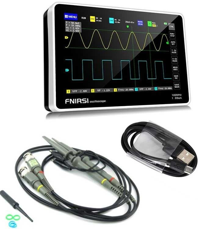 Osciloskop FNIRSI 1013D s dotykovým 7" TFT LCD displejem