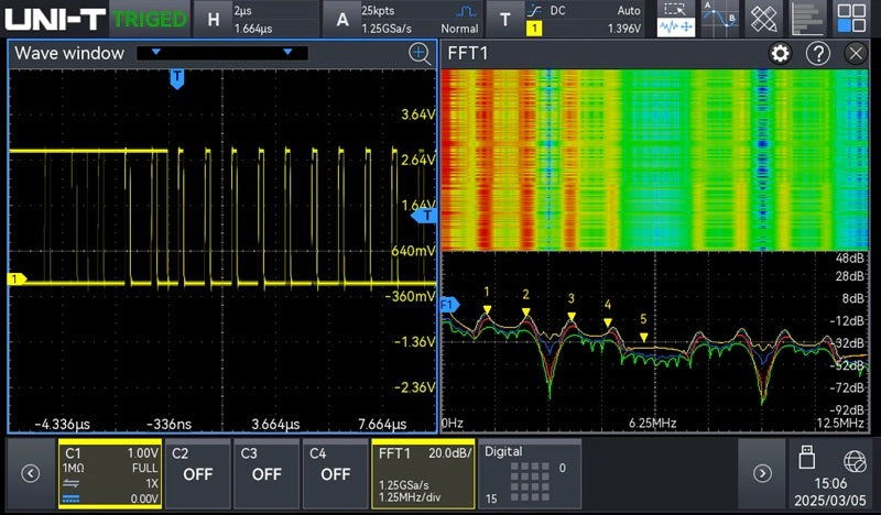 Osciloskop UNI-T MSO1254HD