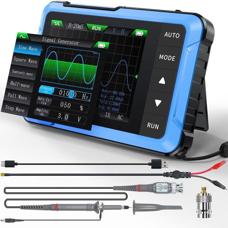 Osciloskop, generátor signálu FNIRSI DSO510 10MHz