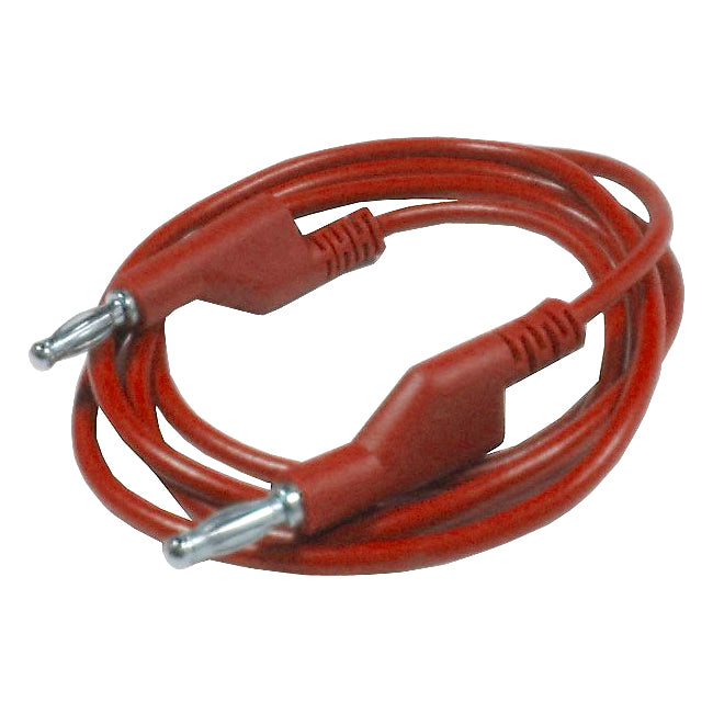 Kabel propojovací 1mm2/ 1m s banánky červený HADEX N530A
