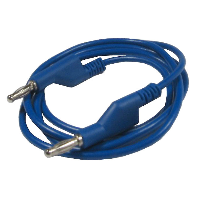 Kabel propojovací 1mm2/ 1m s banánky modrý HADEX N531A