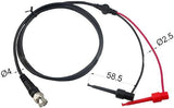 Kabel měřicí s háčky - BNC, 1m