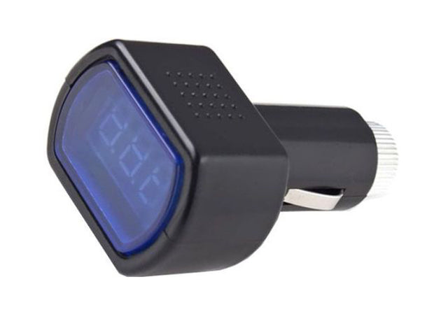Voltmetr do auta HADEX R001 montáž do autozdířky