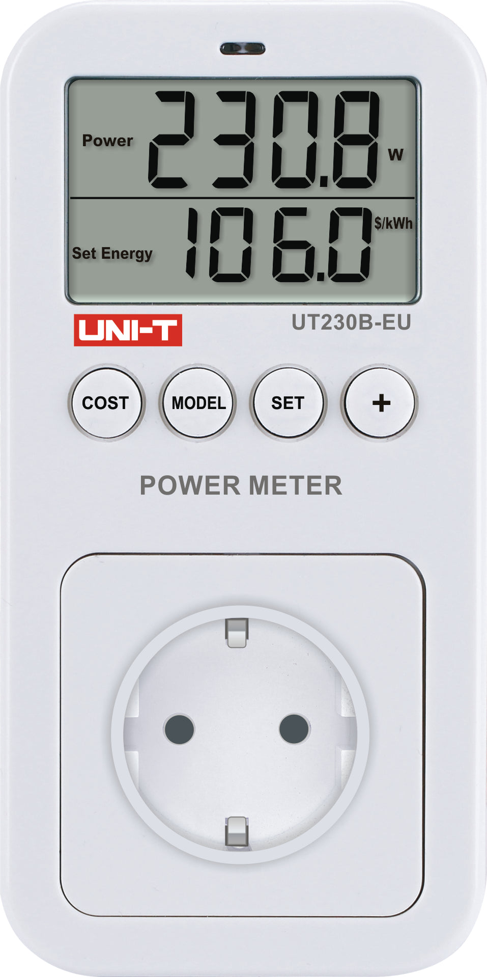 Měřič spotřeby elektrické energie UNI-T UT230B-EU Schuko