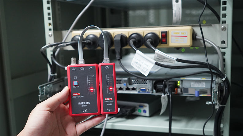 Tester kabelu UNI-T UT681C  (RJ45, RJ11, BNC)
