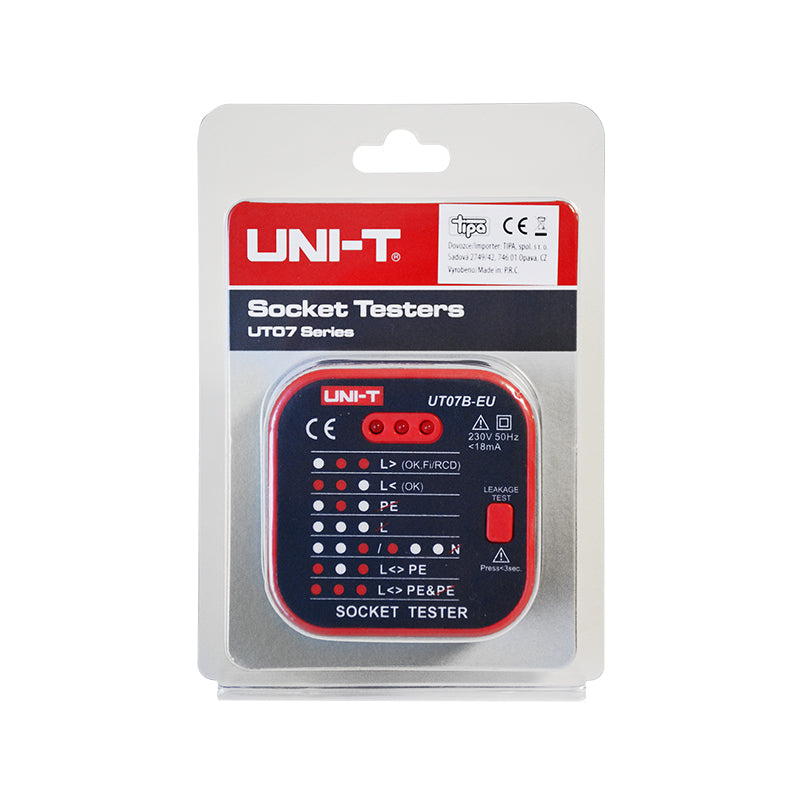 Tester zásuvek UNI-T UT07B-EU