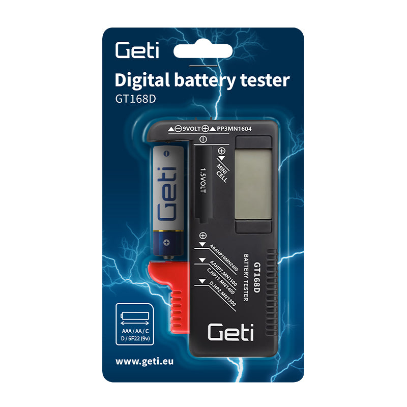 Tester baterií GETI GT168D