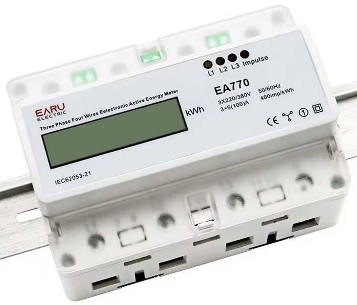 Elektroměr 3F na DIN lištu EA770