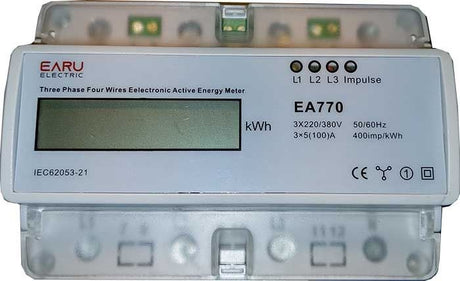 Elektroměr 3F na DIN lištu EA770