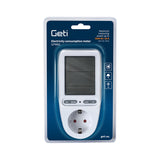 Měřič spotřeby elektrické energie GETI GPM05 se SCHUKO zásuvkou