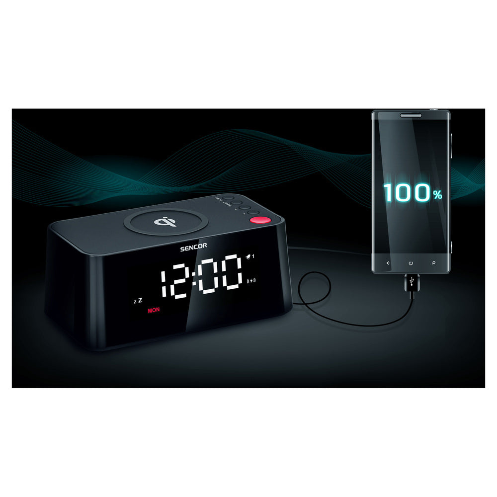 Hodiny s budíkem SENCOR SDC 7600 Qi