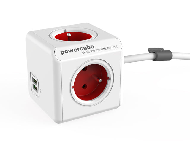 POWERCUBE Extended USB Red 1,5m