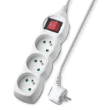Prodlužovací kabel 3 zásuvky 3m GETI GEC33S s vypínačem