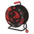 Prodlužovací kabel na bubnu - 4 zásuvky 50m EMOS P084503 guma-neopren / 2,5 mm2