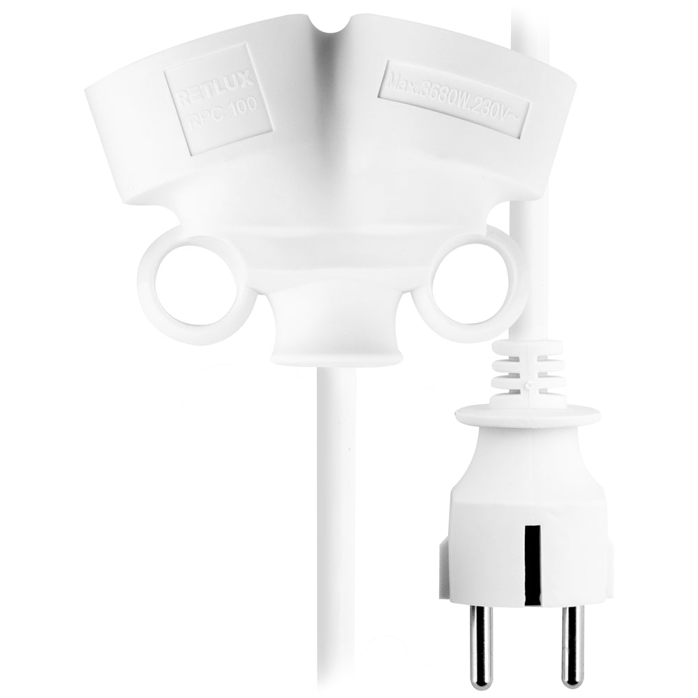 Prodlužovací kabel 2 zásuvky  2m RETLUX RPC 100