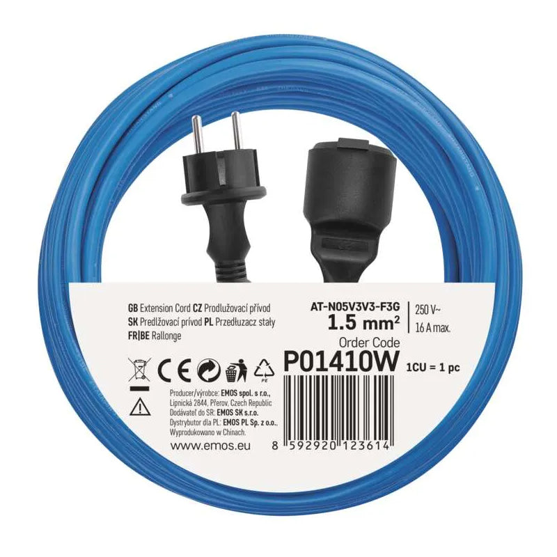 Prodlužovací kabel 10m EMOS P01410W Weatherproof