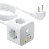 Prodlužovací kabel BASEUS PowerCombo Cube White 1,5m