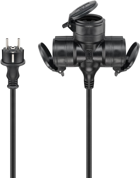 Prodlužovací kabel 3 zásuvky 25m GOOBAY 65439