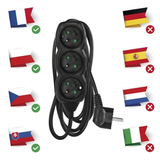 Prodlužovací přívod 3 zásuvky 2m EMOS PC0312