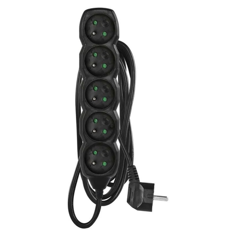 Prodlužovací přívod 5 zásuvek  2m EMOS PC0512
