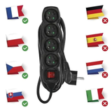Prodlužovací přívod 4 zásuvky 5m EMOS PC1415R